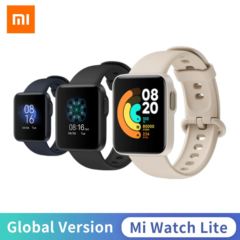 Xiaomi Mi часы Lite GPS Smartwatch Band 1 4 &quotTFT ЖК-экран Bluetooth 5 который надевается на кисть для