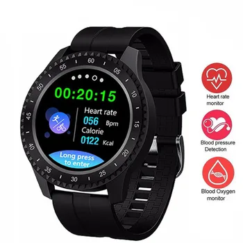 

F17 Smart Watch IP68 Waterproof Heart Rate Blood Pressure Full Screen Touch Weather Colorful Fashion Strap Sport