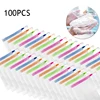 100PCS Clean Foaming Mesh Bag Portable Hangable Soap Saver Bag Bath Shower Foaming Mesh Net Cleansing Delicate Foam Network 1