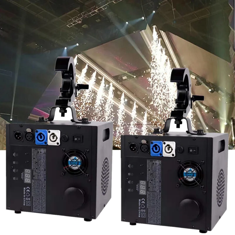 2 шт. сверкающая машина водопад версия 600 Вт DMX xlr powercon Удаленная холодная Искра