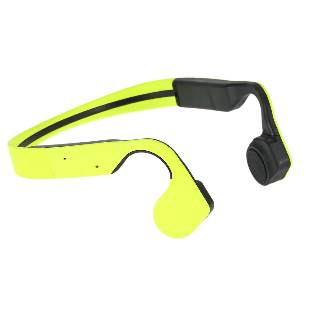 X1 Bone Conduction беспроводные Bluetooth стерео наушники Bluetooth 4,0 шейный ремешок наушники Hands-free гарнитура для мобильного телефона - Цвет: Зеленый