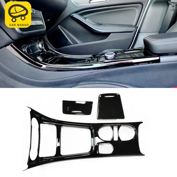 

CarMango For Mercedes-Benz GLA-Class X156 CLA C117 Car Center Console Panel Cover Trim Frame Sticker Interior Decoration