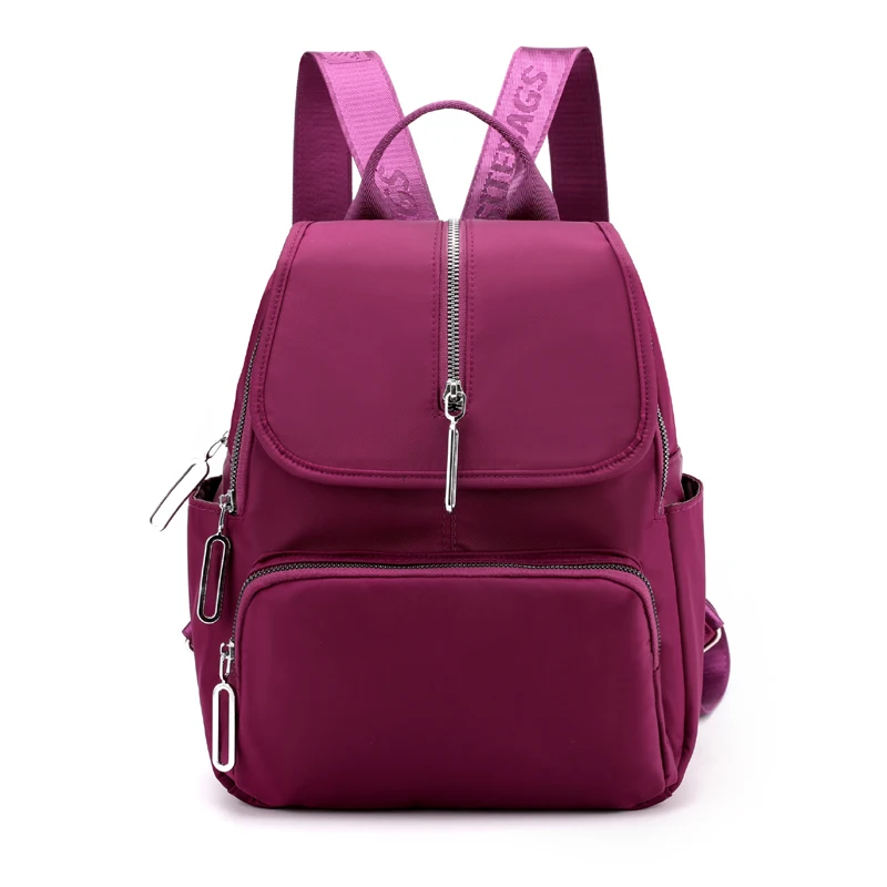 

2019 Multi Pockets Nylon Women Backpacks Waterproof Sac a Dos For Girls Travel Shoulder Bagpack Casual Ladies School Mochilas