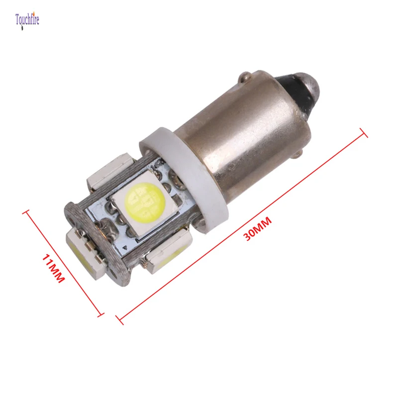 500 шт. BA9S 5050 SMD 5 светодиодный COB автомобильный T4W H6W светодиодный лампы T4W светодиодный авто Интерьер светильник номерного знака просвет сигнальный светильник оптом