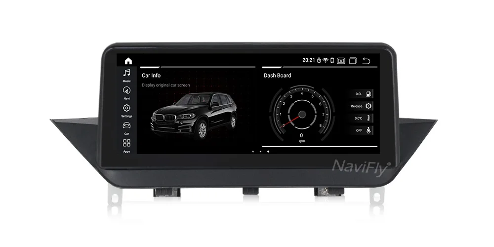 Best NaviFly IPS screen Android 7.1/9.0 car multimedia player for BMW X1 E84 2009-2015 with gps navigation Idrive Button WIFI BT 4G 21