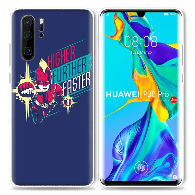Марвел Капитан чехол для huawei P20 P30 P Smart Z Plus P10 P9 P8 mate 30 10 20 Lite Pro силиконовый чехол для телефона