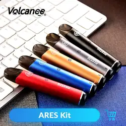 Volcanee Vapor Storm Ares комплект 12 Вт Pod system Kit 560 мАч встроенный аккумулятор Vape комплект с 1.3ohm катушкой 1,6 мл картриджи испаритель