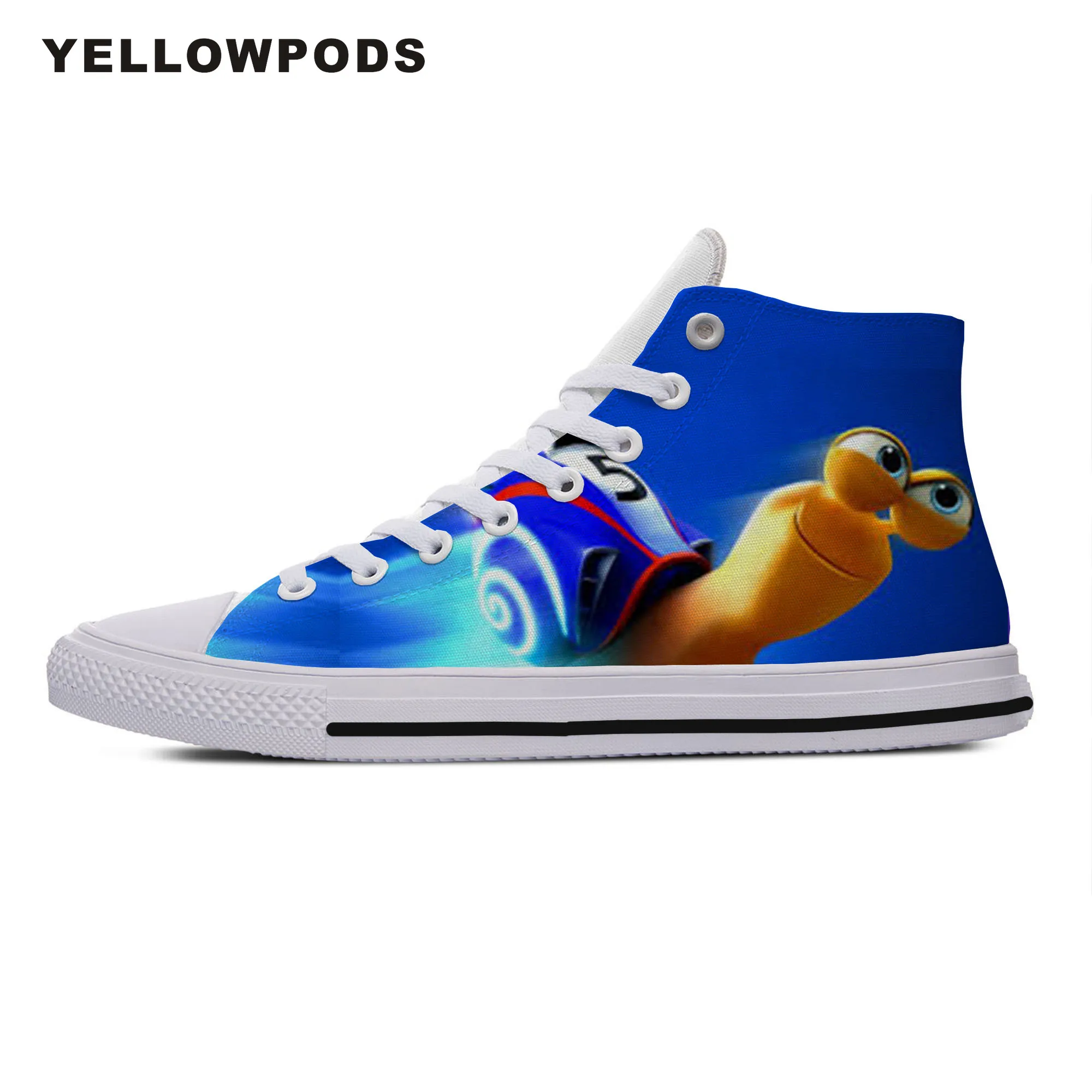 

Customized Running Shoes Hot Cool Handiness Cartoon Cute Funny For Men TURBO Cute Cartoon Custom Sneakers White