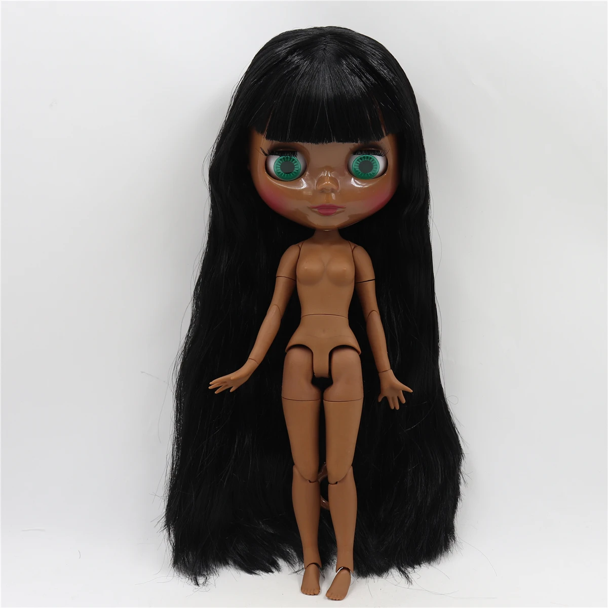 Icy Dbs Blyth Doll 1/6 Bjd Super Black Skin Joint Body Black Hair 30cm Toy  Articulated Doll - Dolls - AliExpress