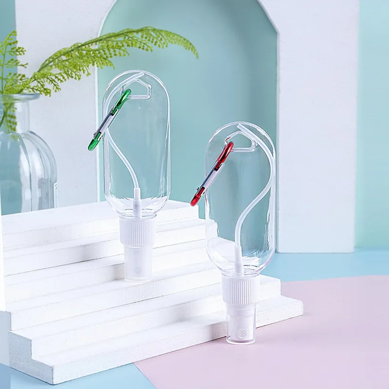 50ml Wall Hanging Refillable Bottles Hand Sanitizer Containers Travel Alcohol Containers Leakproof Spray Bottle With Lanyard 50ml Wall Hanging Refillable Bottles Hand Sanitizer Containers Travel Alcohol Containers Leakproof Spray Bottle With Lanyard