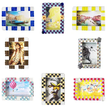 

DIY Mosaic Tiles Coaster Craft Material DIY Hobbies Creative Handmade Children Puzzle Glass Crystal Glass Mosaic Wall Decoration