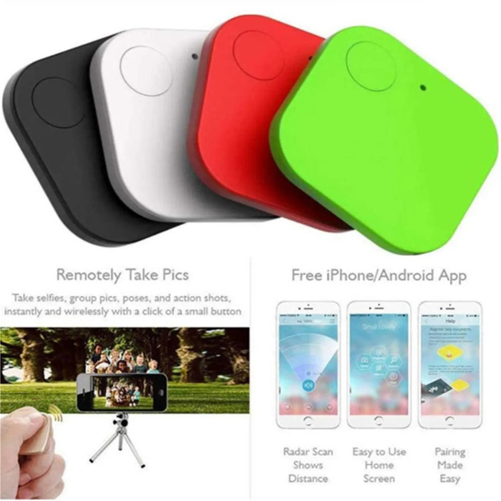 Mini Bluetooth GPS Tracker Smart Dog Pets Anti-lost Alarm Wireless Child Bag Wallet Key Finder Smart Activity Trackers Locator gps locator key finder anti lost tracker anti lose tracker item locator anti lost locator key chain locator