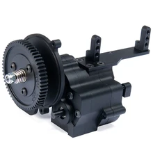 

Metal CNC Chassis / Gear Box Transfer Case Center Gearbox Transmission Case 2 Speed for 1/10 Axial SCX10 Wraith 90018 RC Crawler