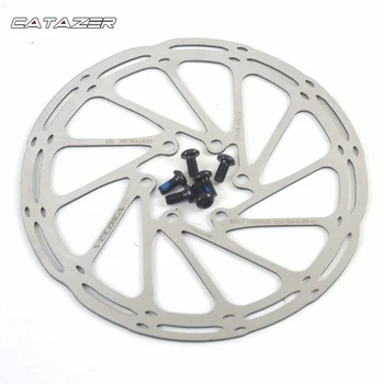 

E-Bike/MTB/Road disc brake/cyclocross bike brake disc 44mm 6-bolt centerline 160mm 180mm bike brake rotor with 6 screws