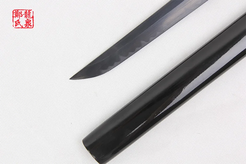 Handmade 1045 carbon steel katana sword samurai wakizashi tanto sharp ready for cutting letter-opening knife full tang