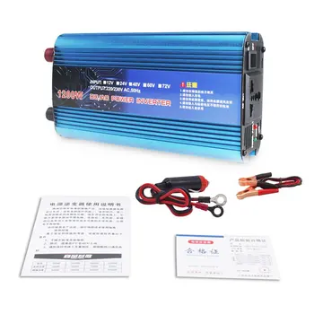 

Car Solar Inverter DC 12V 24V 48V 60V to AC 220V 500W Inverter Voltage Transformer Converter with USB LED Display
