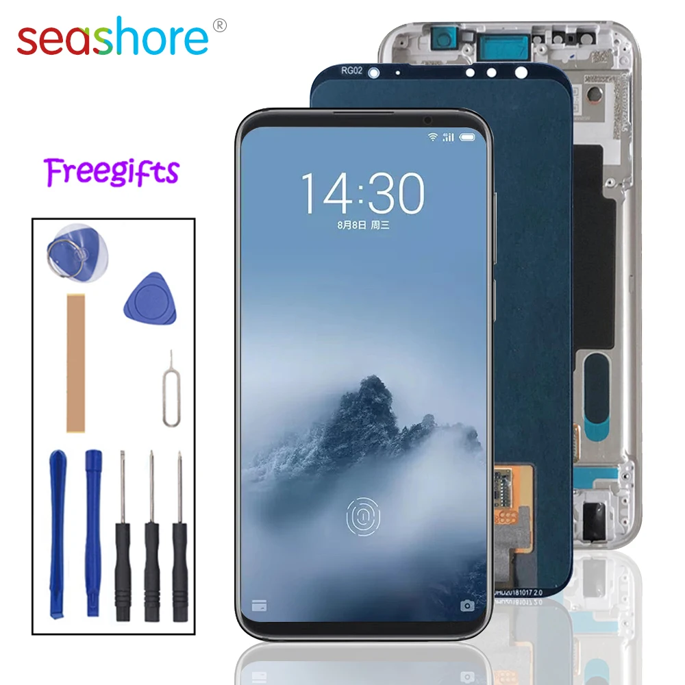 Original Display For MEIZU 16th LCD Display Touch Screen For Meizu 16 Display Digitizer MX16 M16 M882Q M882H Replacement Parts