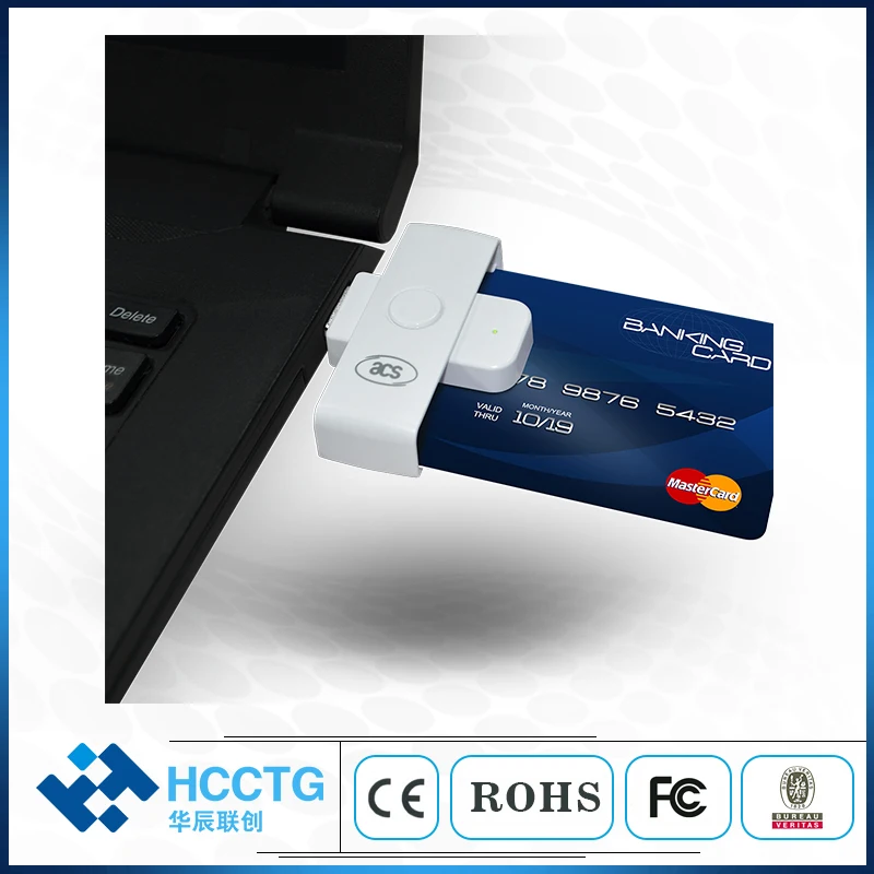 

Contact Type a USB Portable ISO 7816 Smart IC Card Reader (ACR39U-N1)