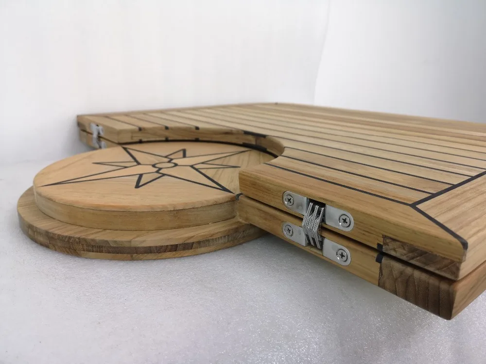 470/960*650 мм Складная столешница из тика с морской лодкой Nautic Star ...