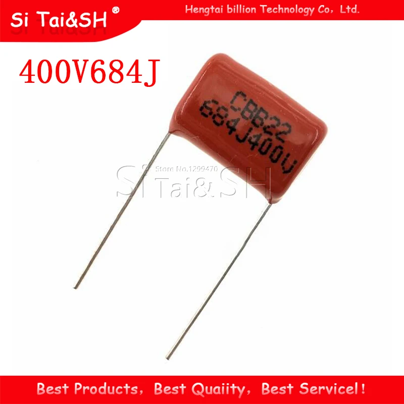 10 шт. 400V684J шаг 15 мм 0 68 мкФ 680nf 684 400V CBB полипропиленовый пленочный конденсатор |