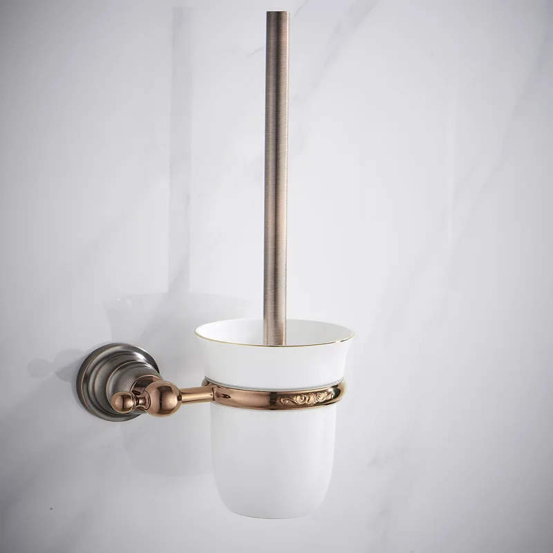 

Manufacturers Direct Selling Brown Bronze Toilet Brush Set Sanitary Ware Toilet Brush Toilet Cleaning Brush Set