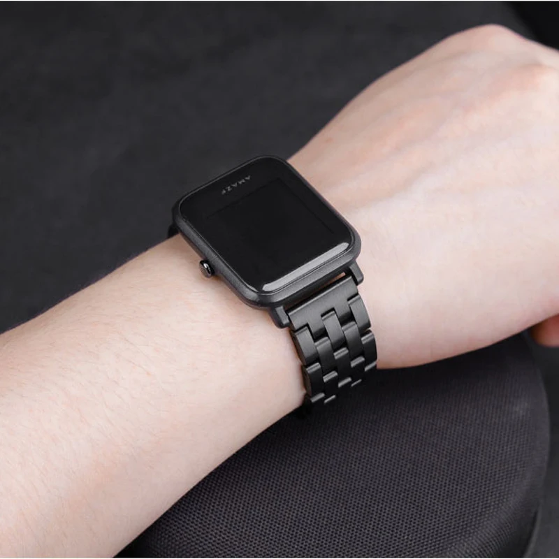 20mm 22mm For Samsung Galaxy 3 Watch 46mm S3 active 2 Metal Stainless Steel band for Amazfit GTR  Strap Amazfit Bip Huawei GT