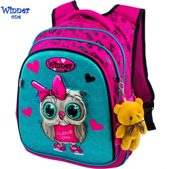 

New boys School Backpack 3D Cartoon Orthopedic Primary School Bags Girls Children Bookbag Kids Satchel Knapsack Girl