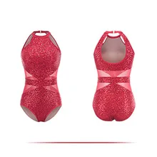  Sparkling Sequin Sleeveless Ballet Dress For Kids Ballet Performance Dancing Dresses Gymnastics Leotards for Girl YQ001 