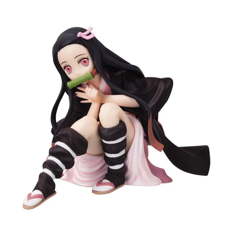 Аниме Фигурка модель демон убийца Kimetsu No Yaiba Q Posket Kamado Tanjirou Kamado Nezuko Agatsuma Zenitsu Фигурки игрушки - Цвет: Прозрачный