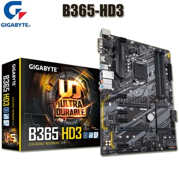 

LGA 1151 Gigabyte B365 HD3 Motherboard DDR4 64GB i9 i7 i5 i3 64GB PCI-E 3.0 VGA DVI HDMI Desktop B365 Placa-Mãe 1151 Micro ATX