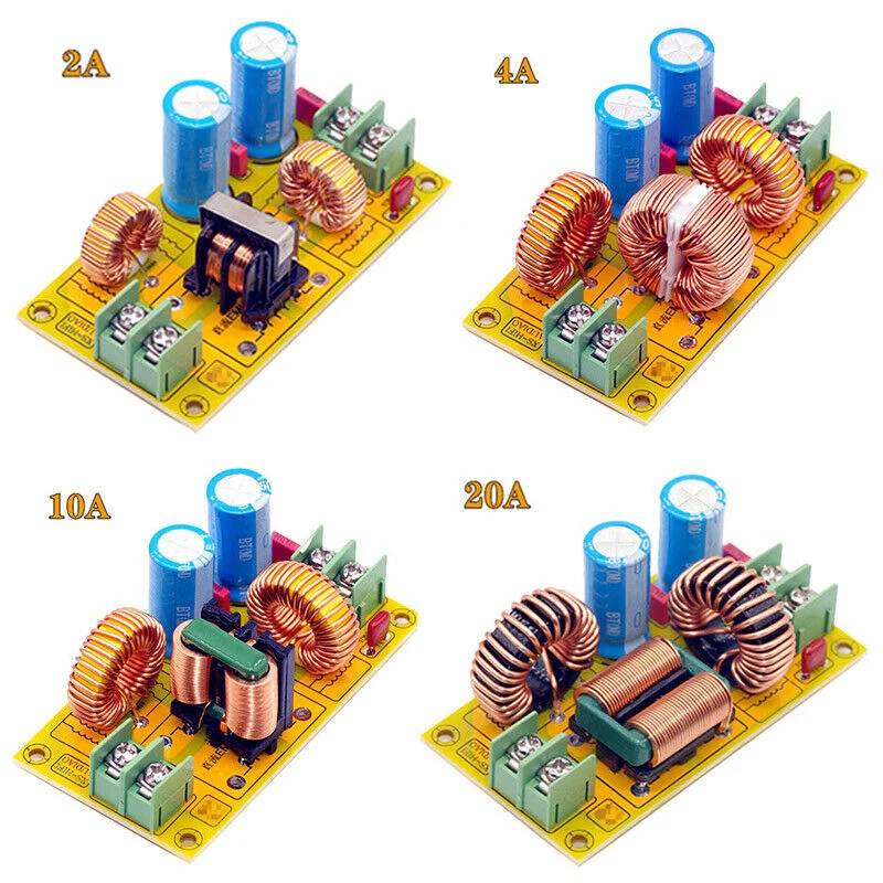 Anti Interference Power Filter EMI Filter Power 10A 20A220V Dual Stage
