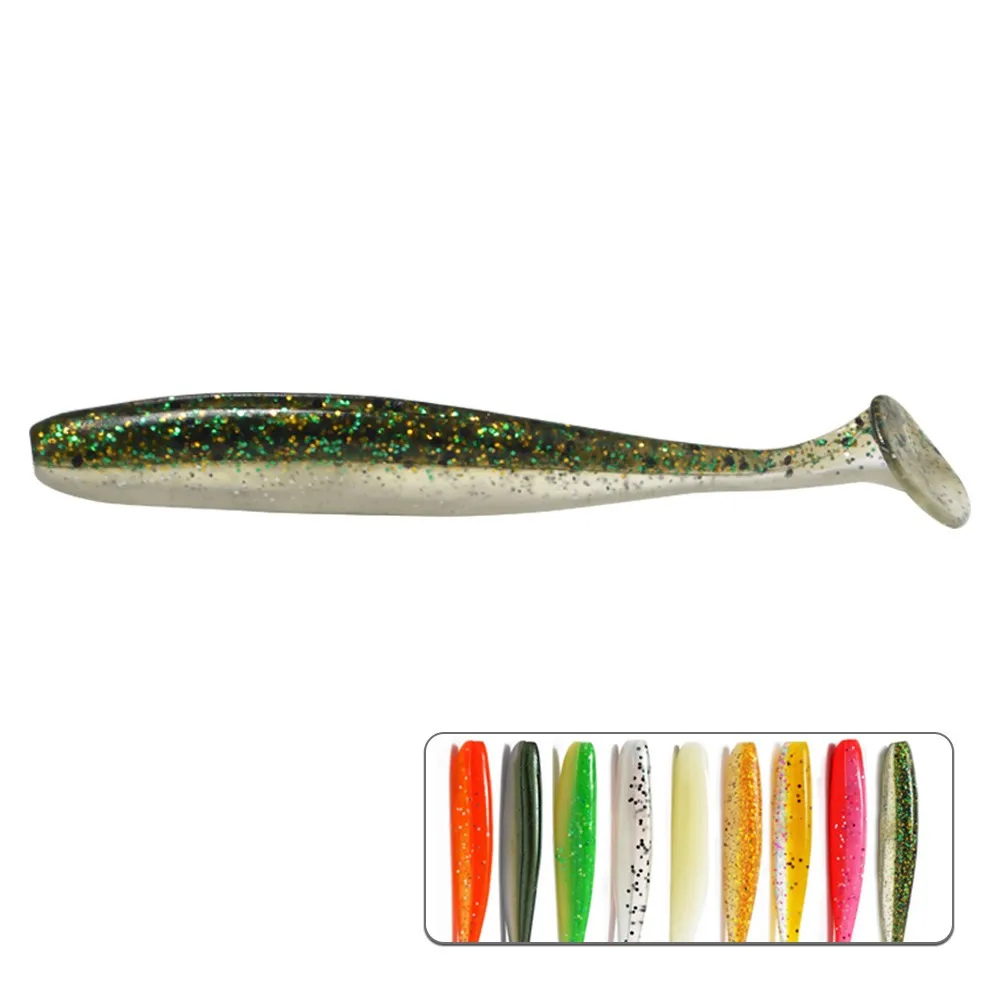 

1PC 10cm 4.5g Fishing Soft Lures 9 Colors Bait Wobblers Carp Silicone Artificial Double Easy Shiner High Quality