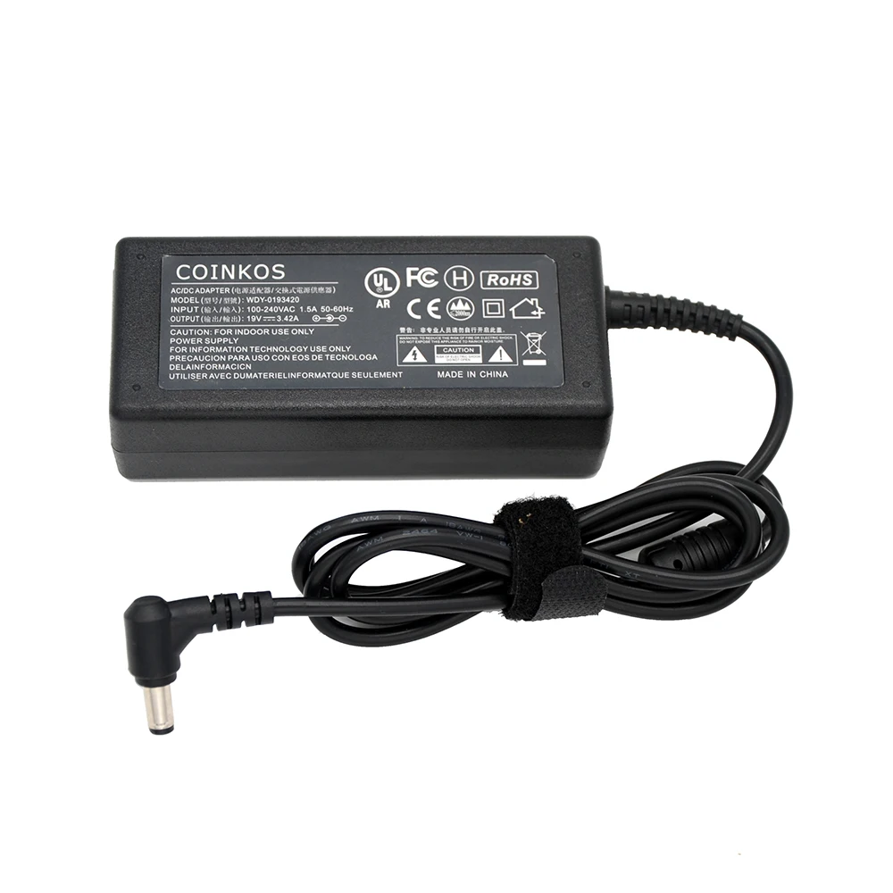 

19V 3.42A Laptop AC Adapter Charger for Toshiba Satellite Pro A200 A210 A300 A300D A30T-C-111 C650 C650D C660 C70-C C840 C850