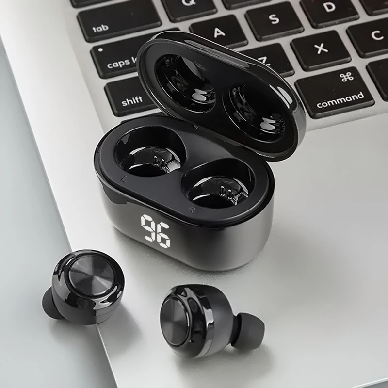 A6 TWS 5 0 Bluetooth Earphone Wireless Headphone IPX4 Waterproof Stereoe Earbuds Micophone Headest Mini 300mAh Gaming earphone