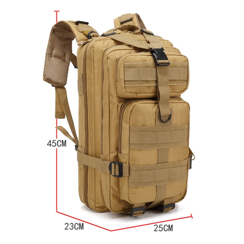 30л Открытый тактический рюкзак военный Molle Сумка Открытый Альпинизм Охота Рыбалка большой емкости многослойный рюкзак для путешествий