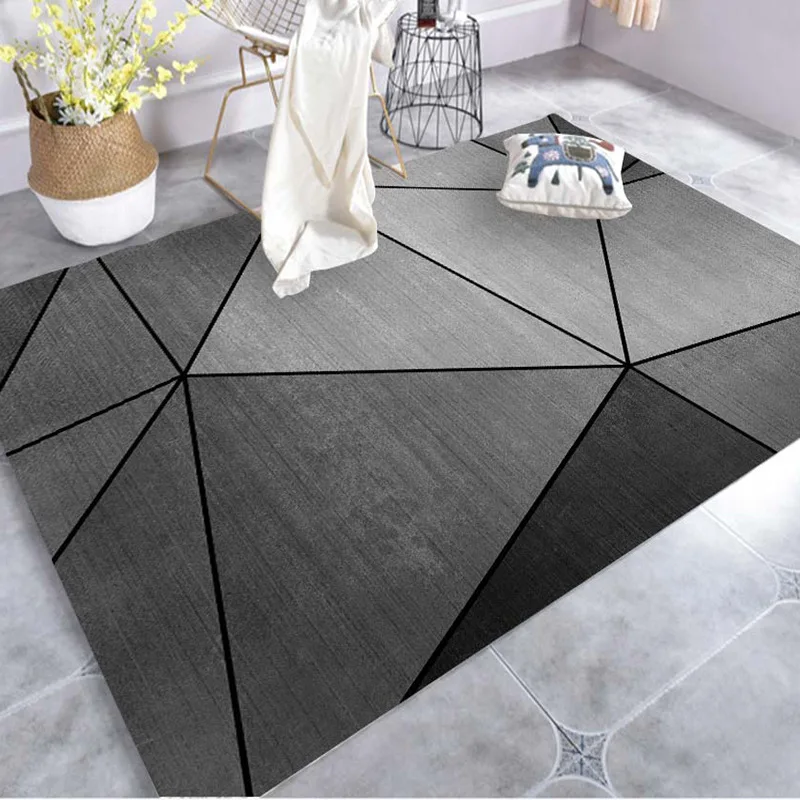 

Classic Colorful Geometric Print Carpet For Living Room Bedroom Anti-Slip Floor Mat Fashion Kitchen Carpet Area Rugs