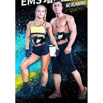 

ABS Muscle Toner Massager Abdominal Workout Belt Body Training Gear Fitness Equipment for Office Home Gym Fitness