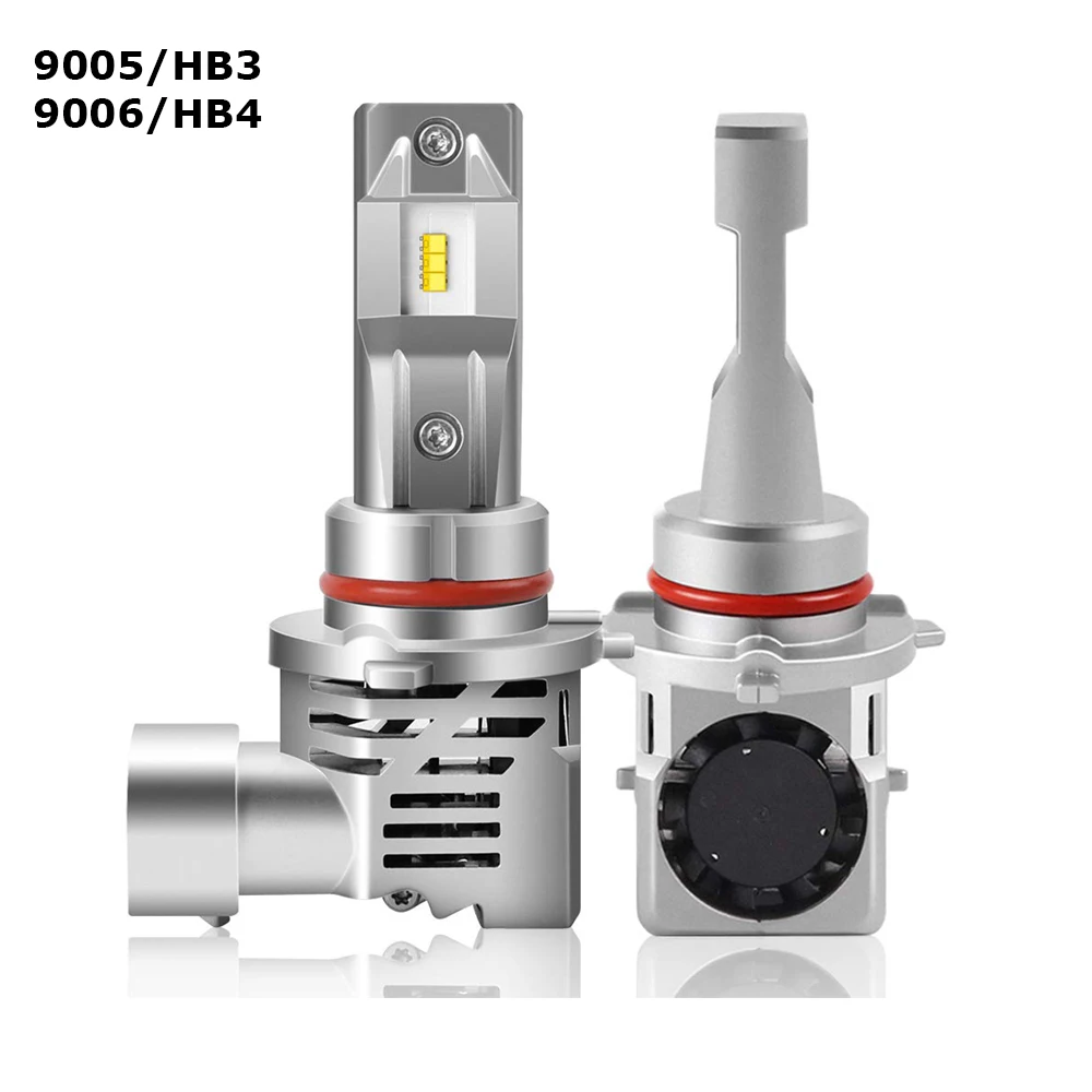 9005 HB3 9006 HB4 светодиодный фонарь для автомобильных фар 55 Вт 8000лм 6500 к авто светодиодный противотуманный фонарь 12 В