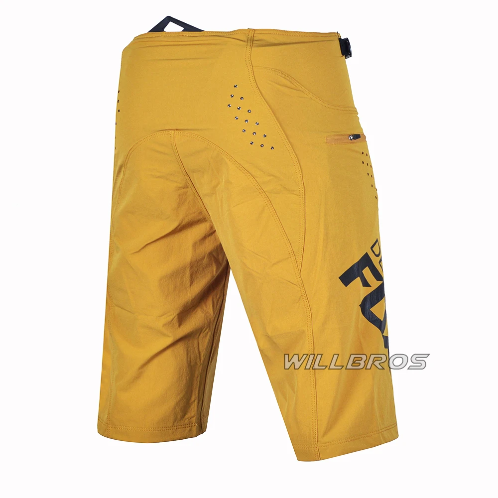 bicicleta de montanha offroad motocross shorts delicado raposa dos homens da motocicleta verão calças curtas preto