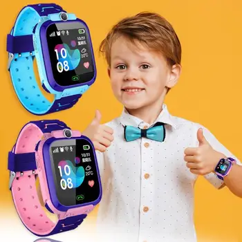 

Children Smart Watch Camera Lighting Touch Screen SOS Call Touch Screen LBS Tracking Location Finder Kids Baby Smart Watch