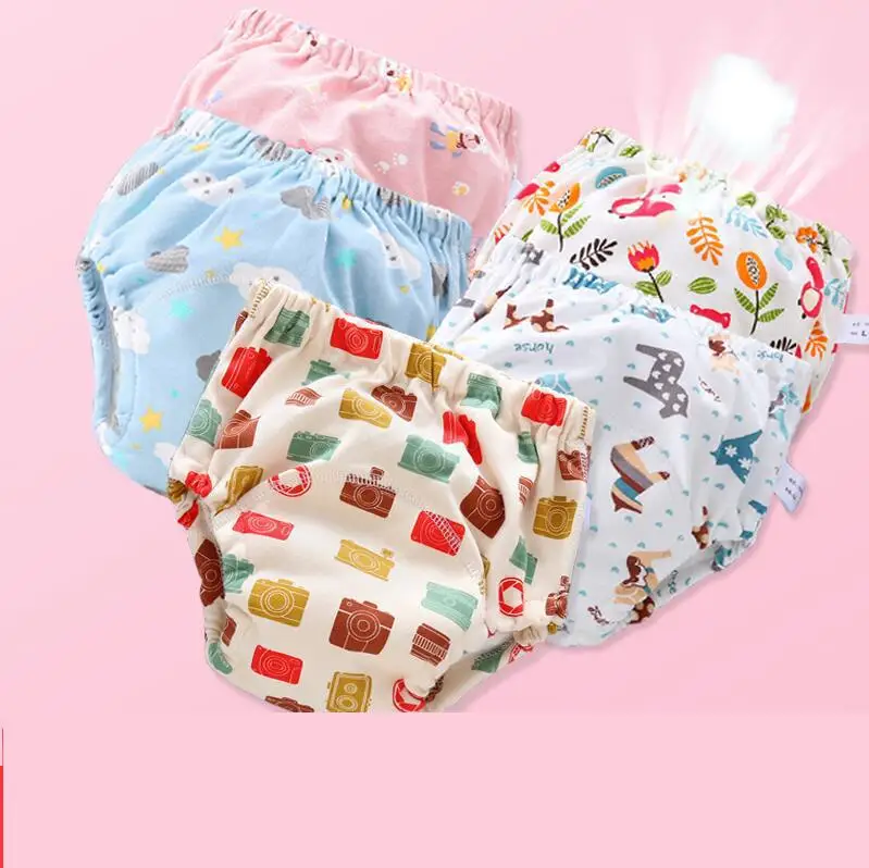 

Reusable cloth diaper Baby WashableCloth Pocket Nappy Diaper Cover Wrap suits Birth to Potty One Size Nappy Inserts