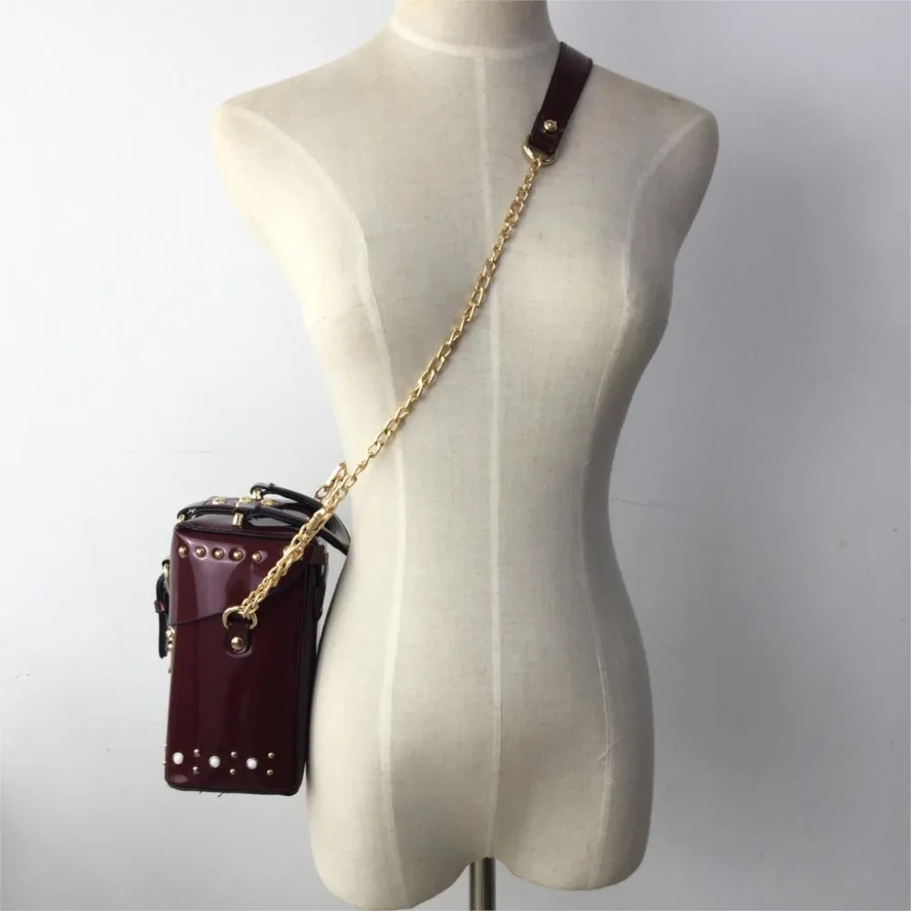 Bolsos PU Leather Crossbody Bags For Women Green rivet Shoulder Messenger Bag Lady Shopping Purses Handbags crossbody bags