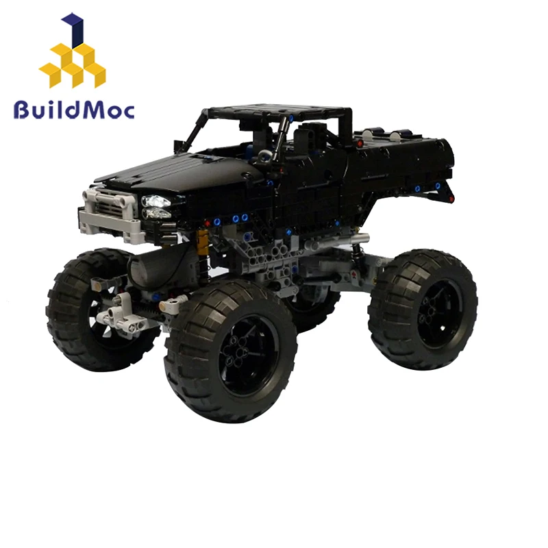 

Buildmoc Technic 4X4 Off Road Vehile Model Toys Building Block Blocks Classic Car Compatible Lepinbrick Children Christmas Gift