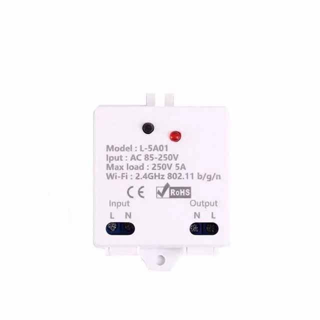 

A23-- 2.4G IoT Controller Wireless WIFI Intelligent Control Switch 5A Relay Module AC 85V-265V Phone Remote