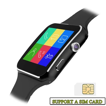 

X6 Smart Watch Men/Women Camera Smart watch Kids With 2G Sim Card Dial Call Passometer Alarm Clock Best Smartwatch 2020 For IOS