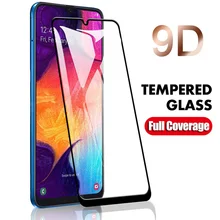 Полное защитное закаленное стекло 9D HD для samsung Galaxy A50 A70 A40 A80 A90 A30 A20, Защитное стекло для Galaxy M30 M20 M10