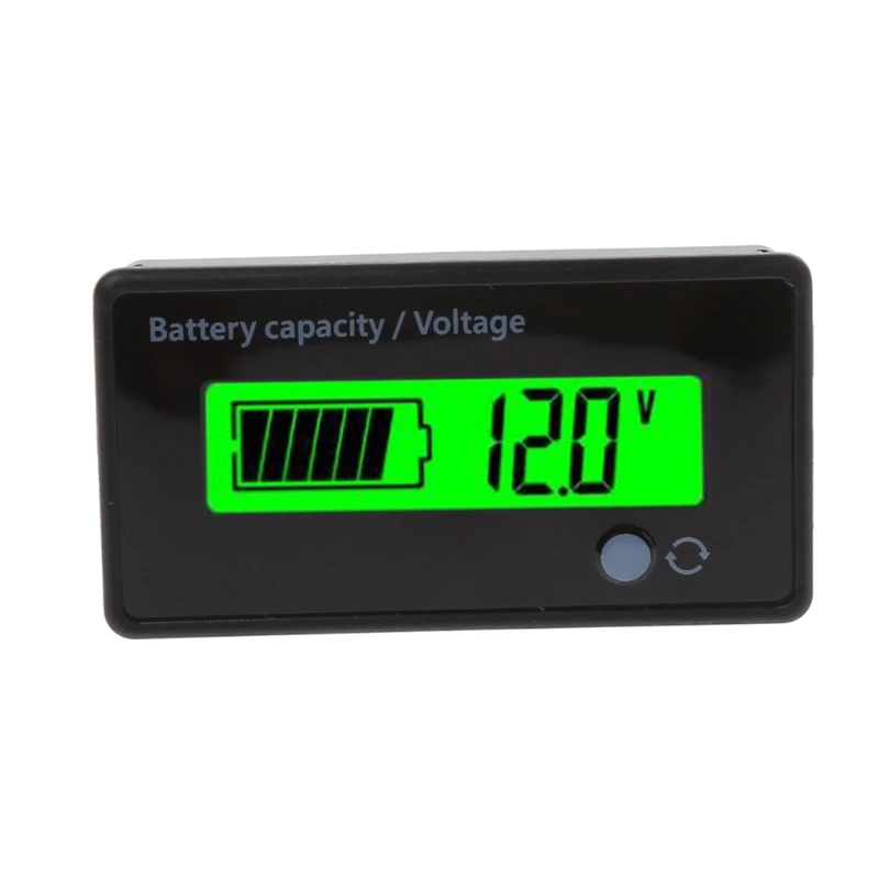 8-70V LCD Acid Lead Lithium Battery Capacity Indicator Voltage Tester Voltmeter 35ED