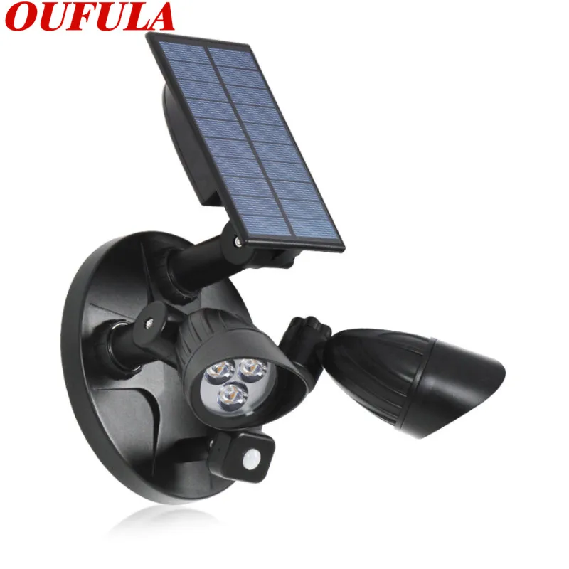 

WPD Outdoor Solar Wall Light 2 Lamp Integrated Street Light LED Body Induction Lamp Flood Light Courtyard