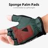 ROCKBROS Cycling Gloves Breathable Sweat-Wicking Net Bicycle Half Gloves Men Women High Stretch Fabric Sports Bike Gloves 2
