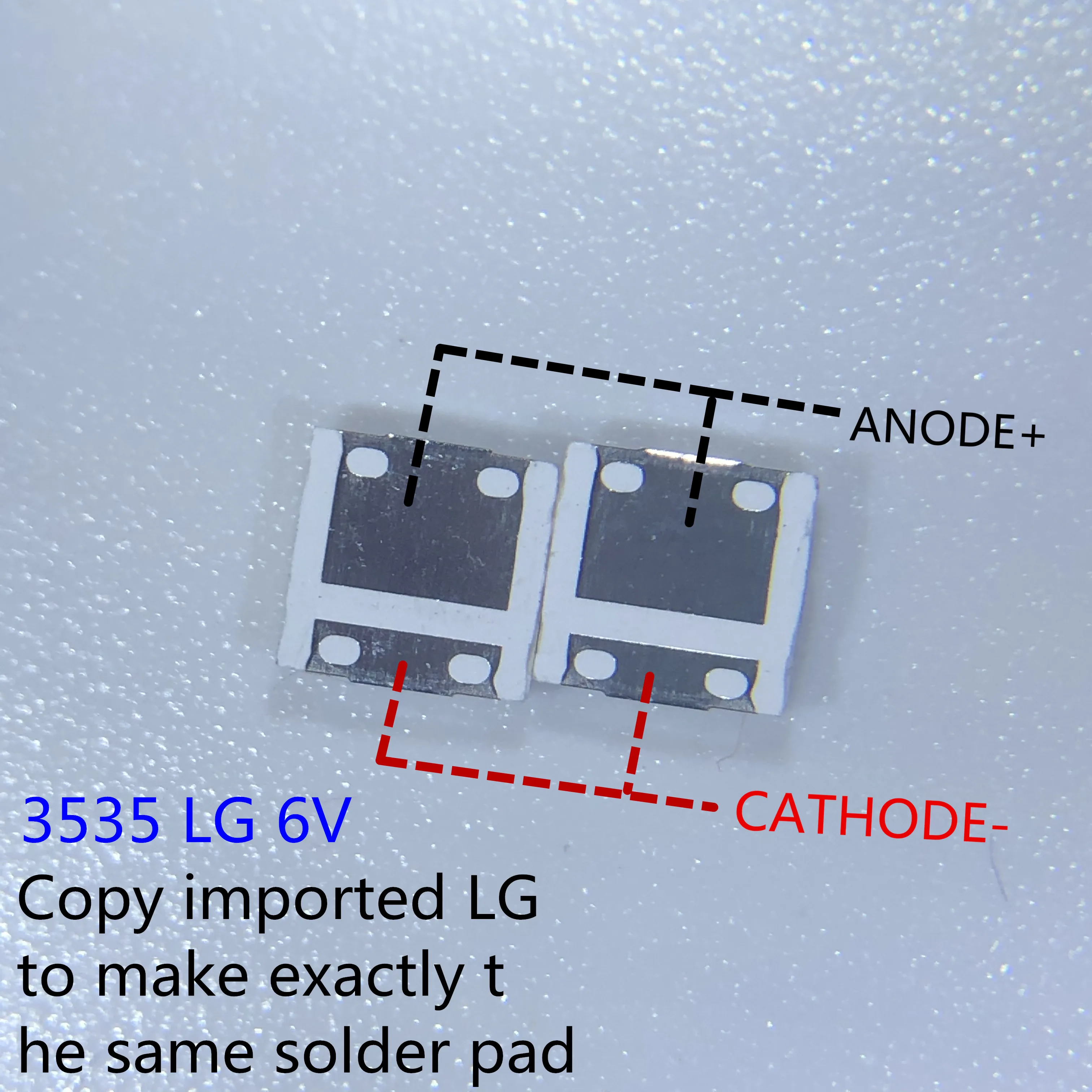Diode Beads 100 шт. для LG Innotek светодиодный новый и оригинальный 2 Вт 6 в 3535 холодный белый